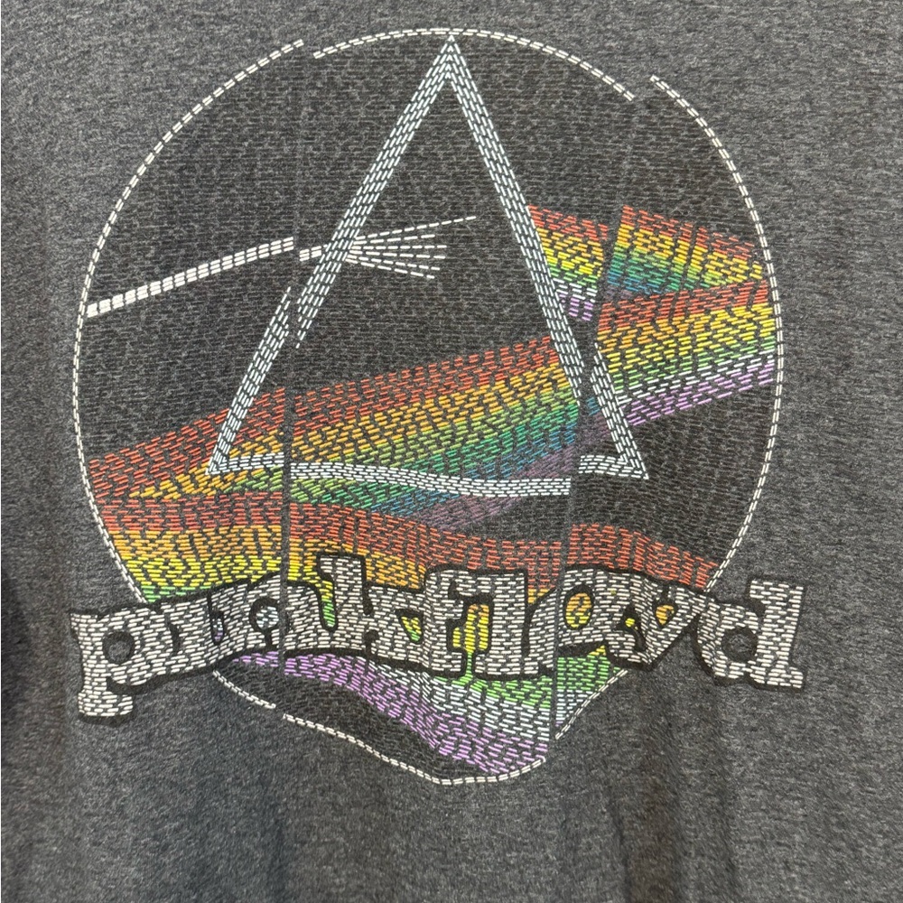 Pink Floyd Rock Band Fractal Gray Graphic Men’s 2XL T-Shirt - Picture 2 of 5